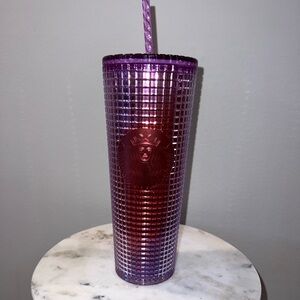 Starbucks Purple and pink Tumbler 24oz.